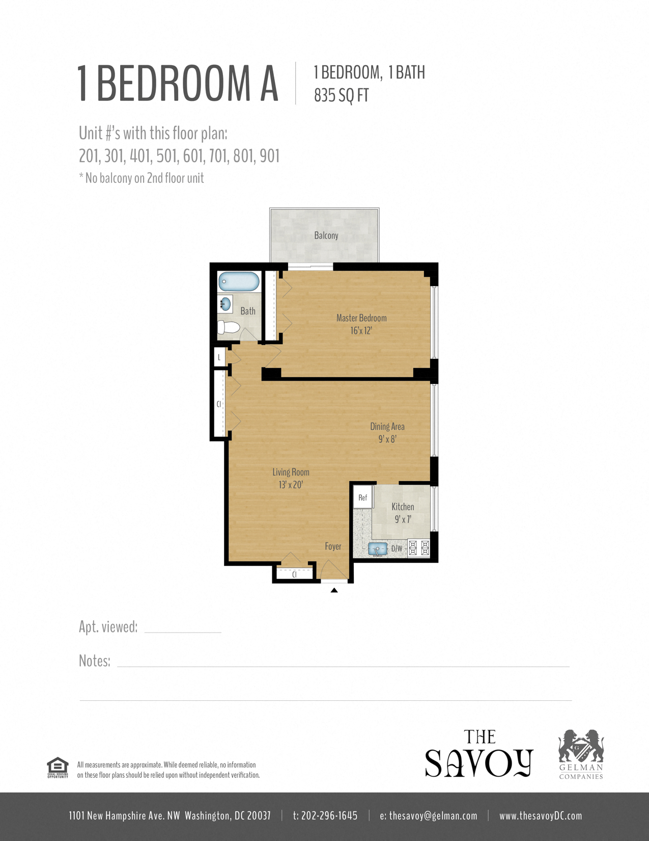 1 Bedroom Image