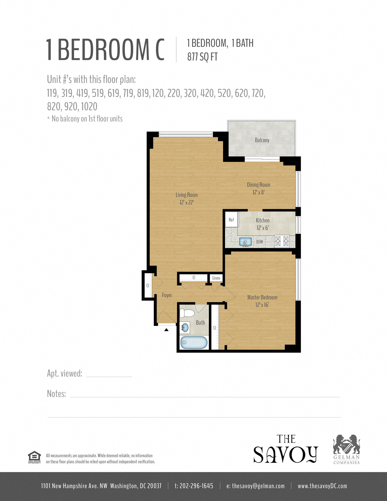 1 Bedroom Image