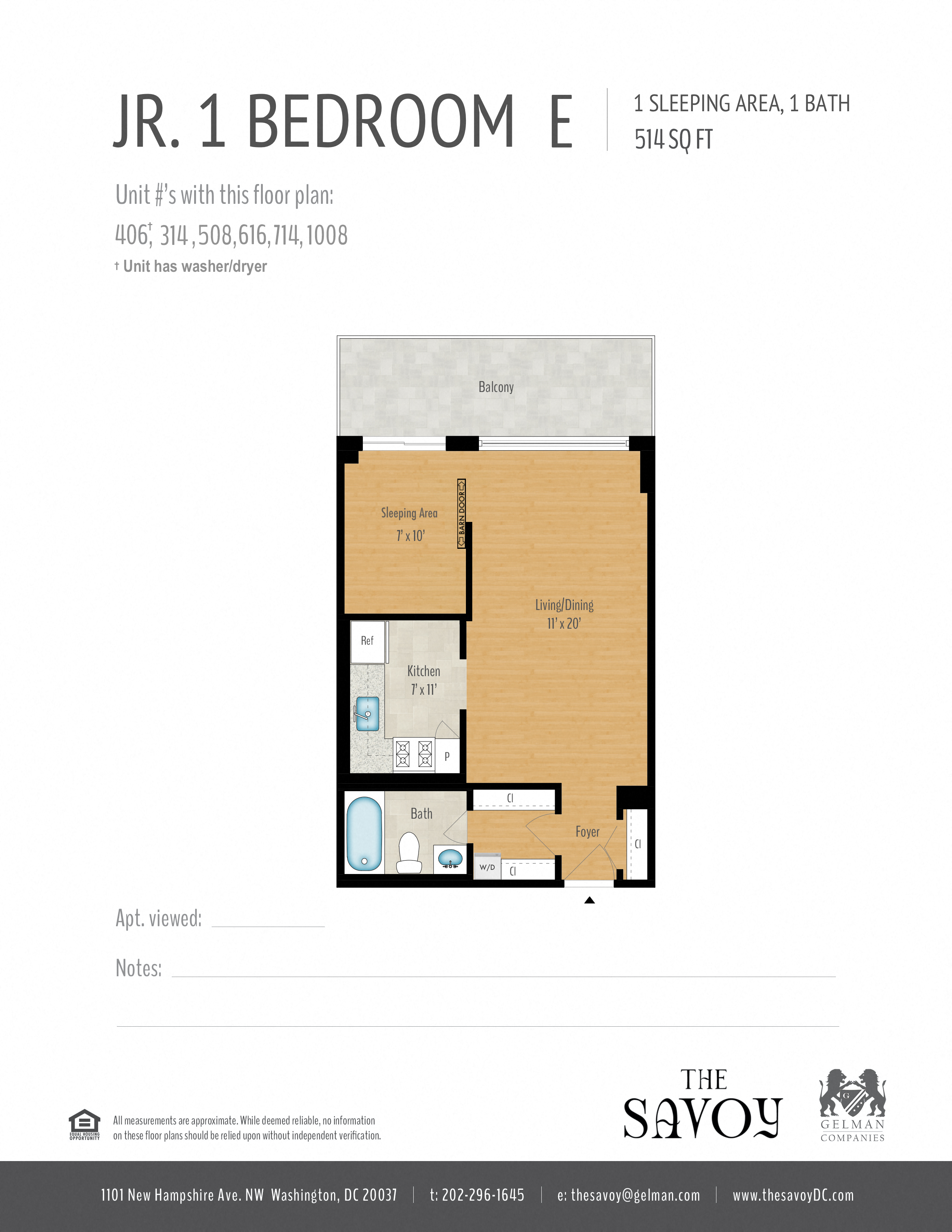 Junior 1 Bedroom Image