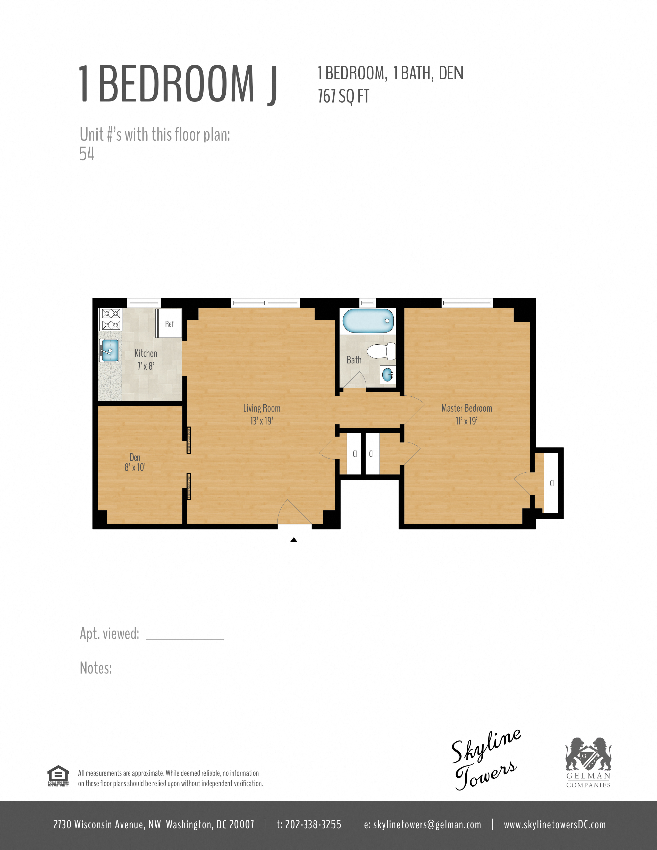 1 Bedroom + Den Image