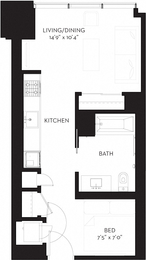 Downtown Chicago 1-, 2-, 3-Bedroom Apartments for Rent | Availability