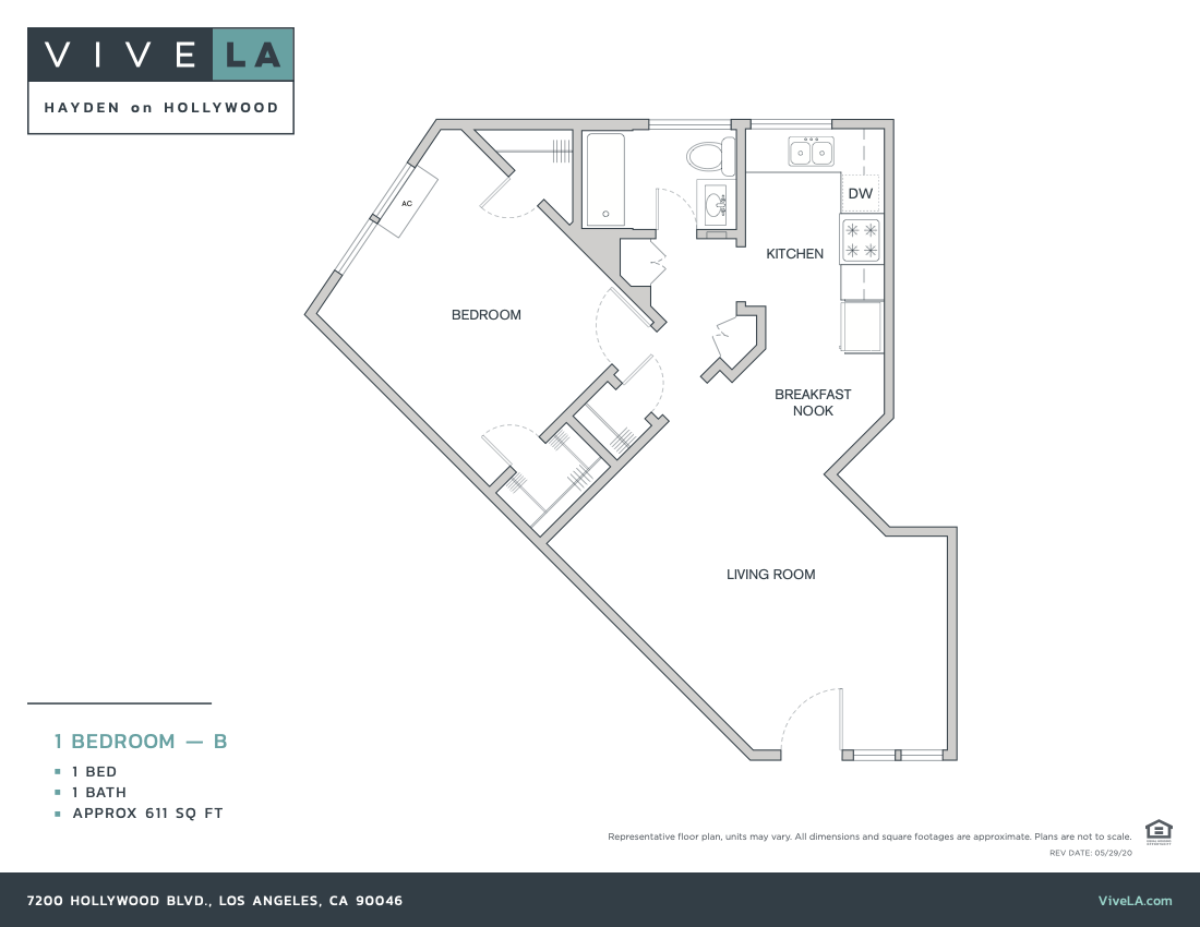 The floor plan for unit 7200-101