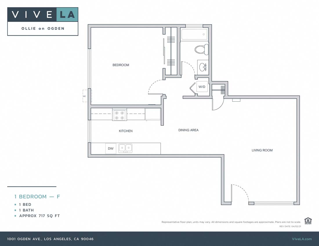 The floor plan for unit 1001-19