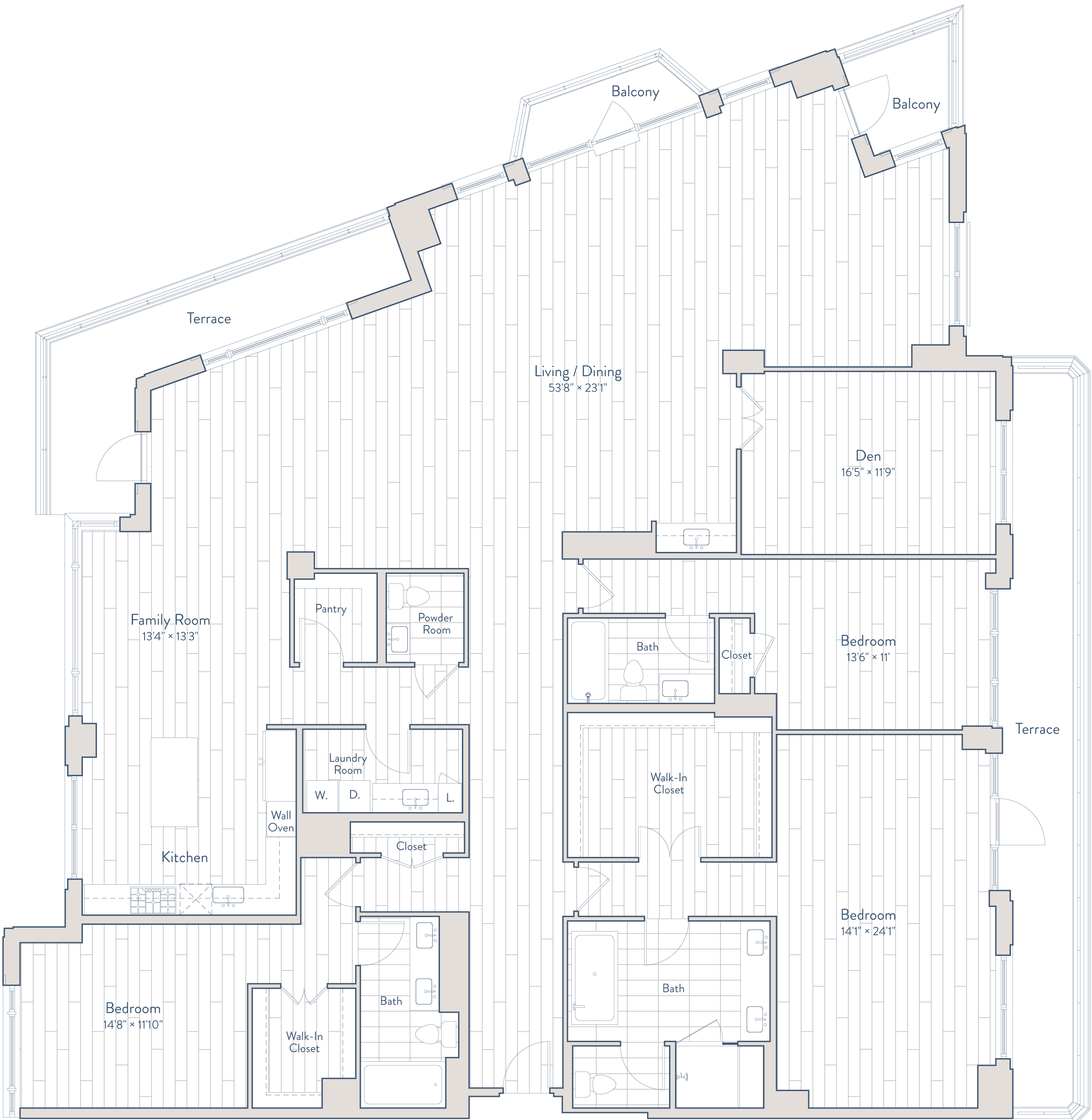 Floor plan of apartment PH12