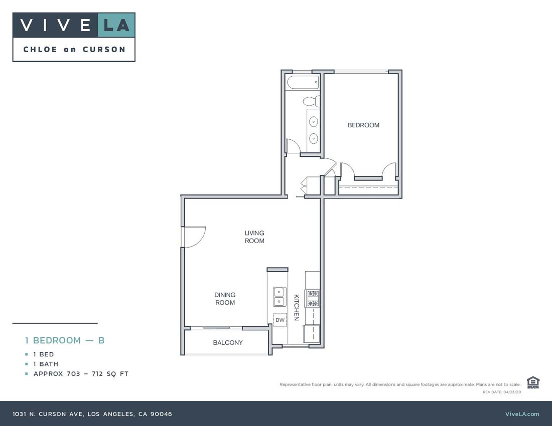 The floor plan for unit 04