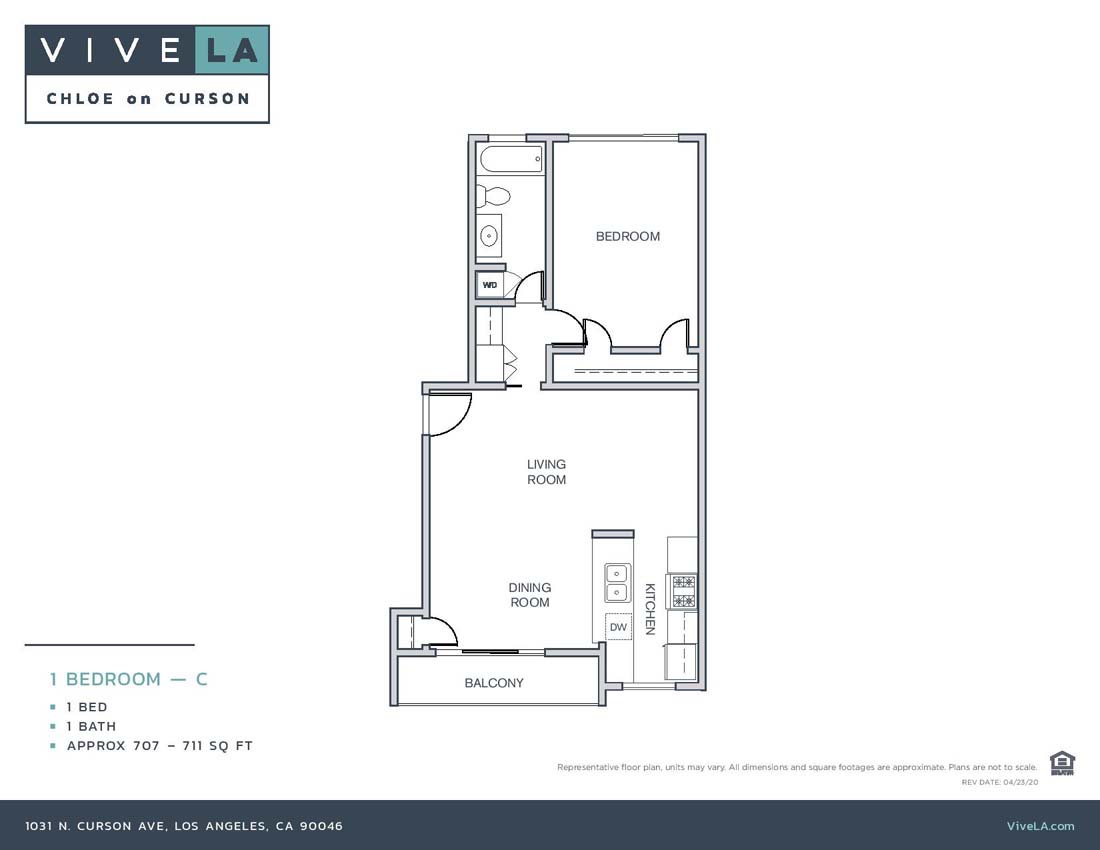 The floor plan for unit 20