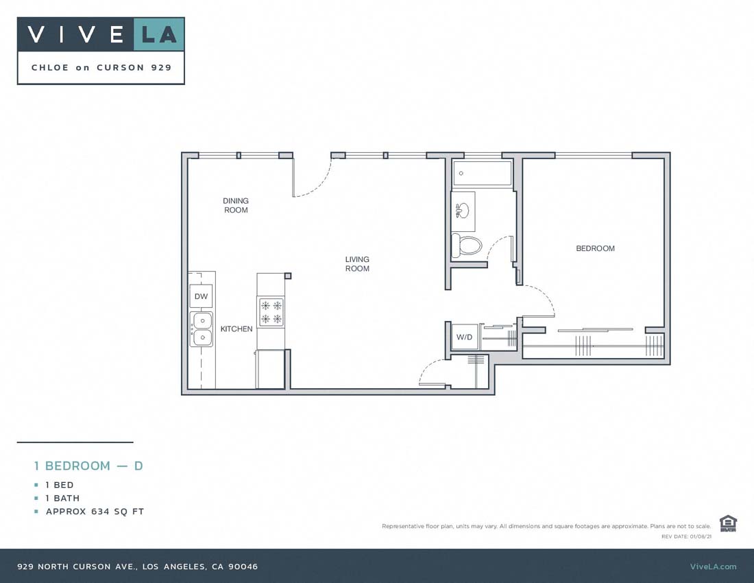 The floor plan for unit 929_01