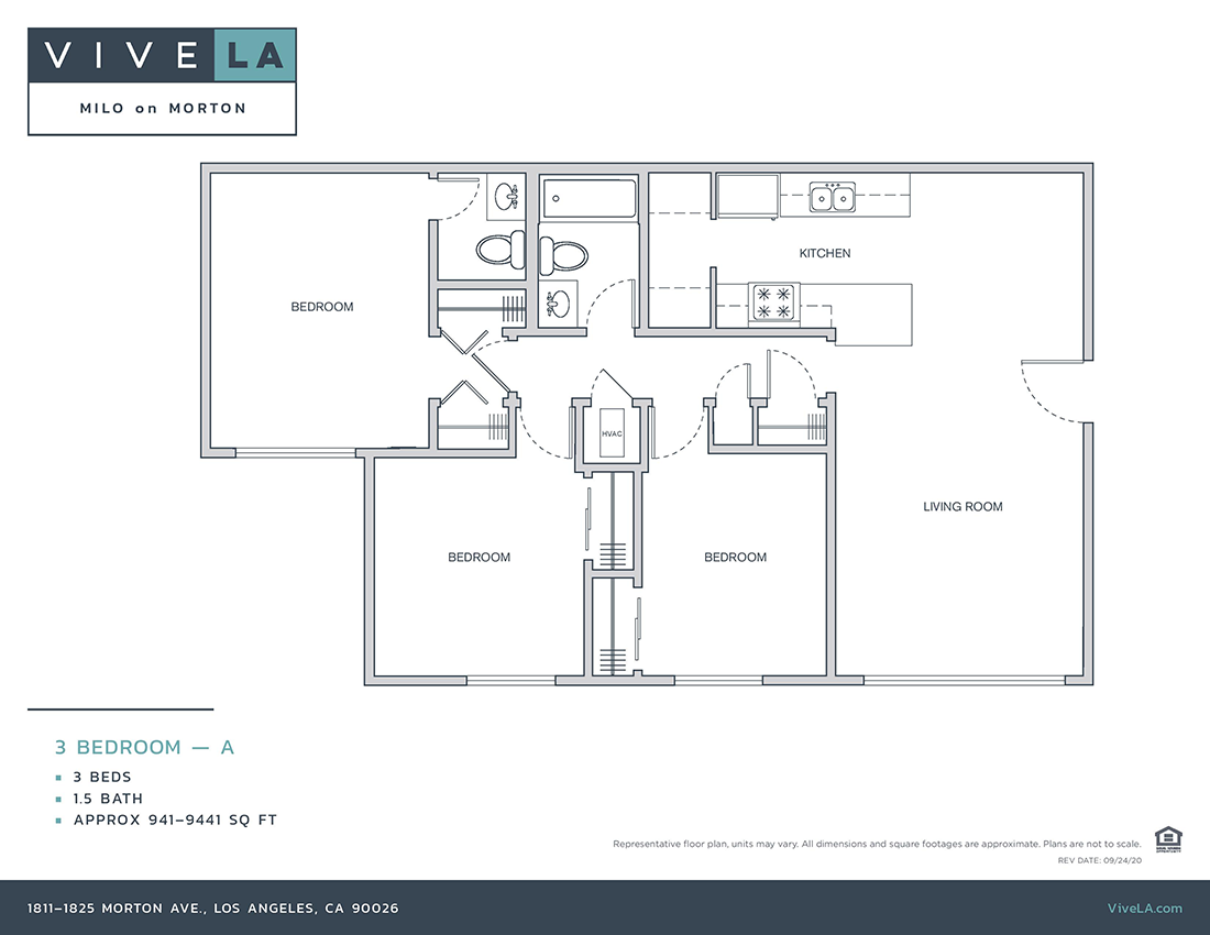 The floor plan for unit A108