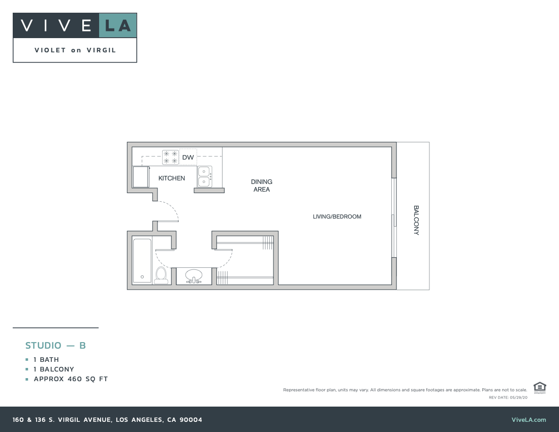 The floor plan for unit 1-332