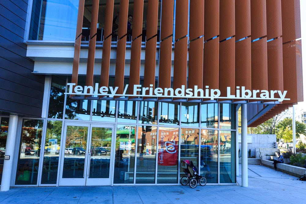 Tenley-Friendship Library near The Chesapeake Apartments