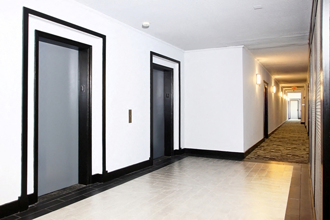 View of Elevators in Columbia Uptown