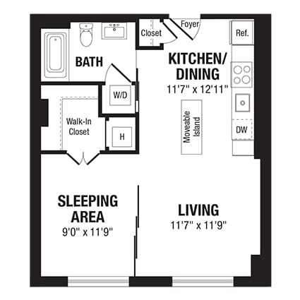 Floor Plan Image of Unit 01316