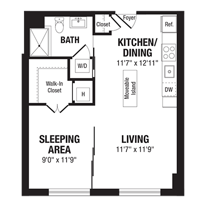 Floor Plan Image of Unit 11115
